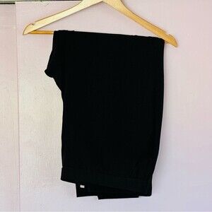 JM Collection Woman Pants with partial elastic waist Sz 16WPS Black